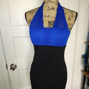 Black & Blue GORGEOUS Cocktails Dress